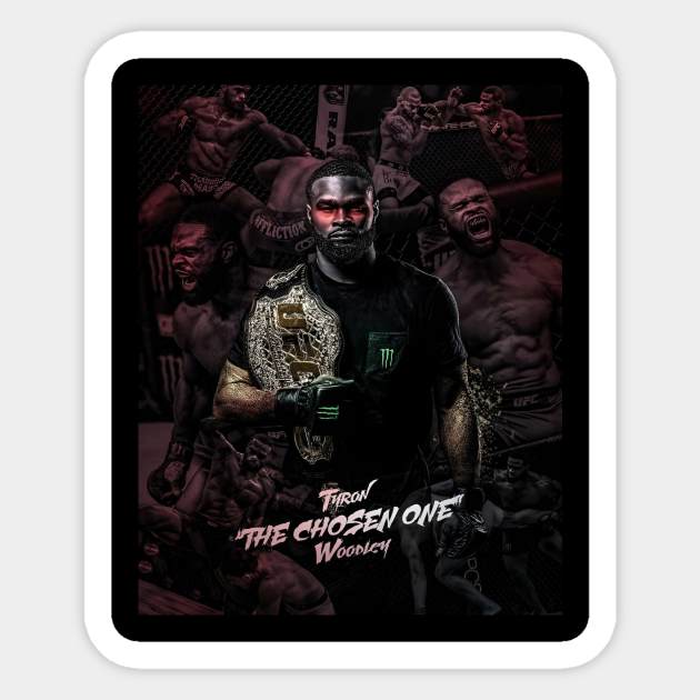 Tyron Woodley - The Chosen One Sticker by Fit-Flex